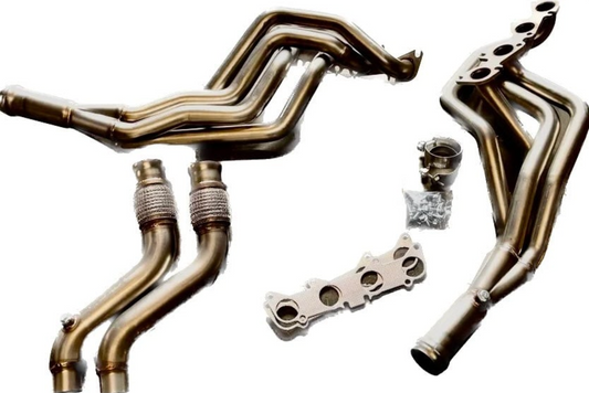 2015 - 2020 SHELBY GT350 ULTRA PREMIUM LONG TUBE HEADERS - CATLESS OFFROAD